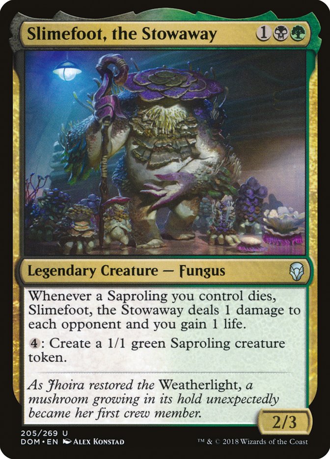 Slimefoot, the Stowaway [Dominaria] MTG Single Magic: The Gathering | Red Claw Gaming