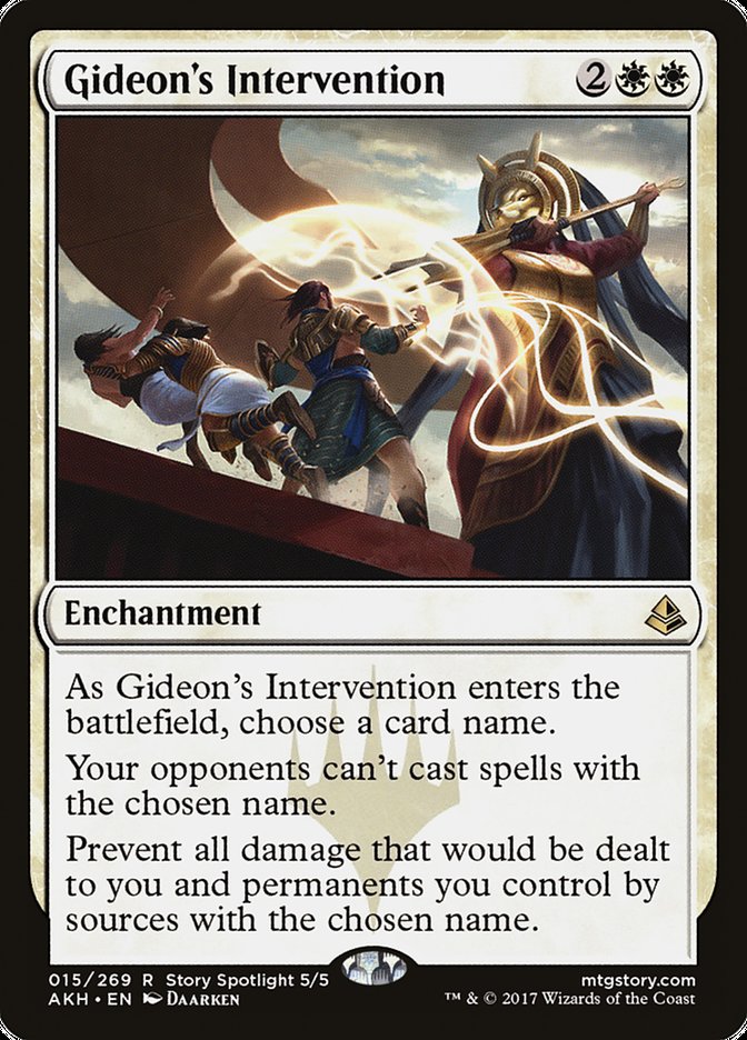 Gideon's Intervention [Amonkhet] MTG Single Magic: The Gathering | Red Claw Gaming