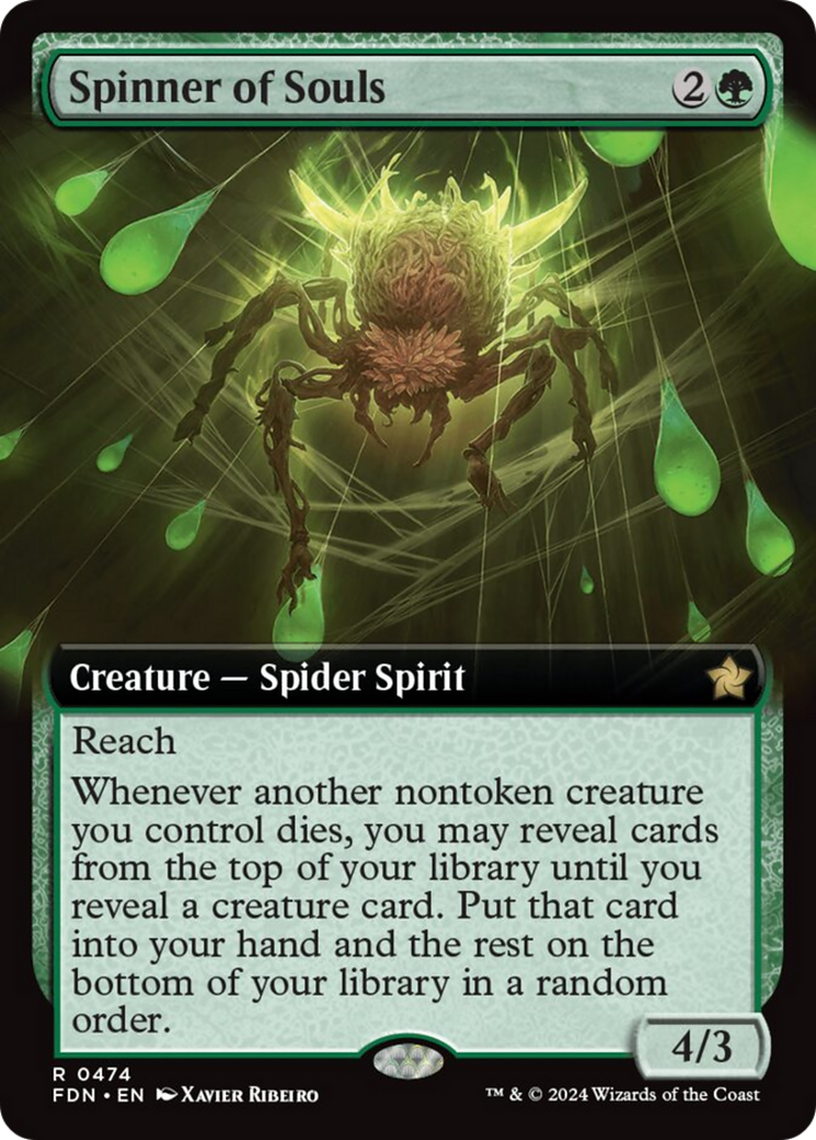 Spinner of Souls (Extended Art) [Foundations] MTG Single Magic: The Gathering | Red Claw Gaming