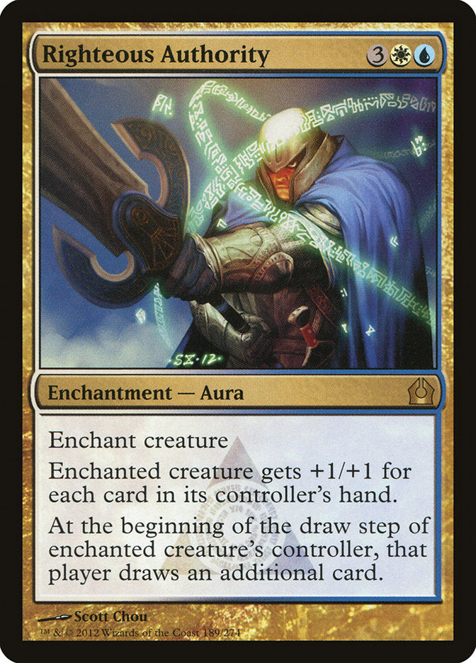 Righteous Authority [Return to Ravnica] MTG Single Magic: The Gathering | Red Claw Gaming