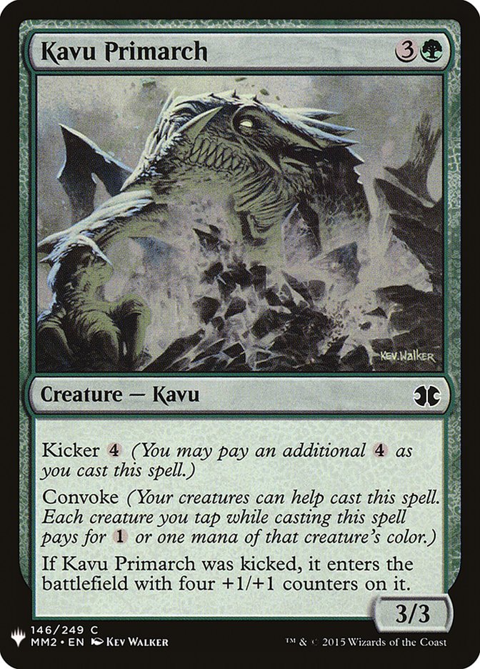 Kavu Primarch [Mystery Booster] MTG Single Magic: The Gathering    | Red Claw Gaming