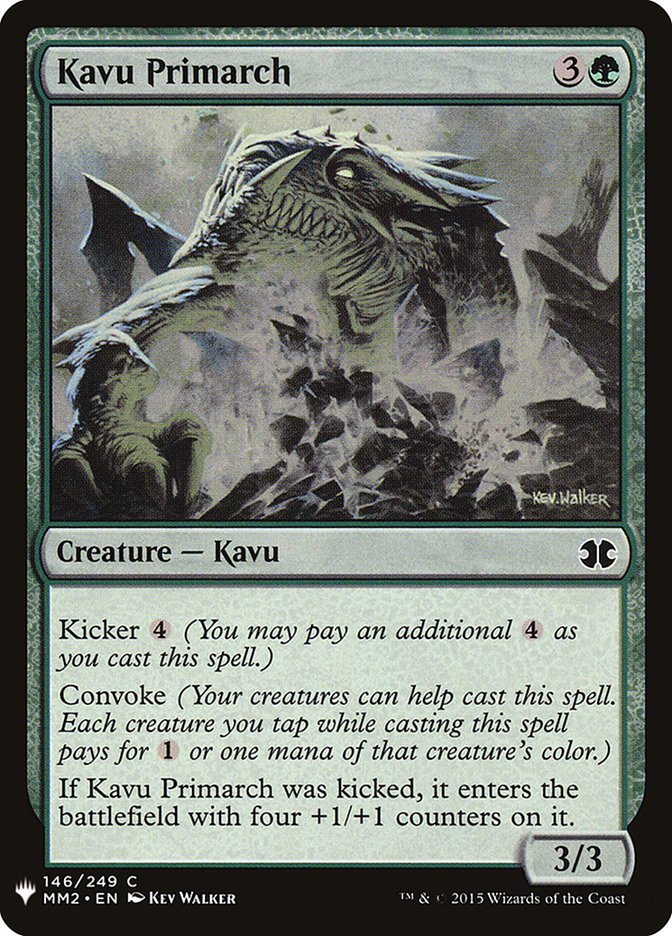 Kavu Primarch [Mystery Booster] MTG Single Magic: The Gathering | Red Claw Gaming