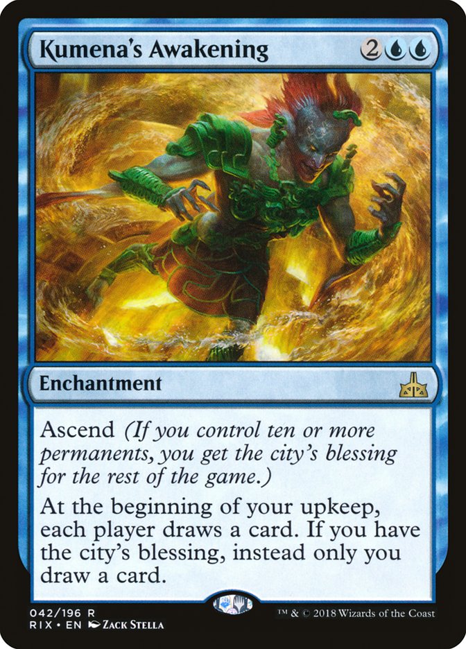 Kumena's Awakening [Rivals of Ixalan] MTG Single Magic: The Gathering | Red Claw Gaming