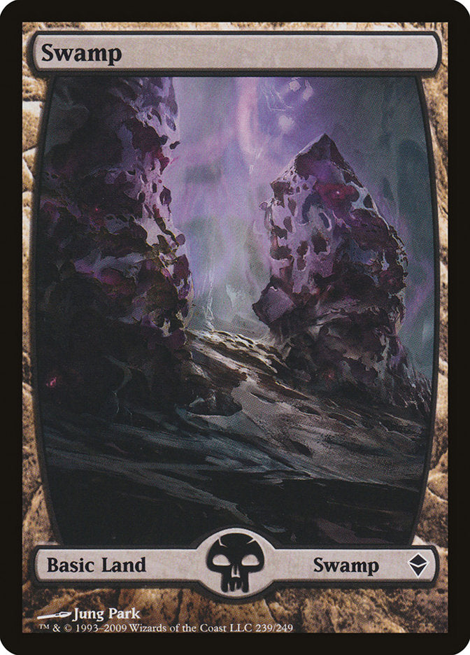 Swamp (239) [Zendikar] MTG Single Magic: The Gathering | Red Claw Gaming