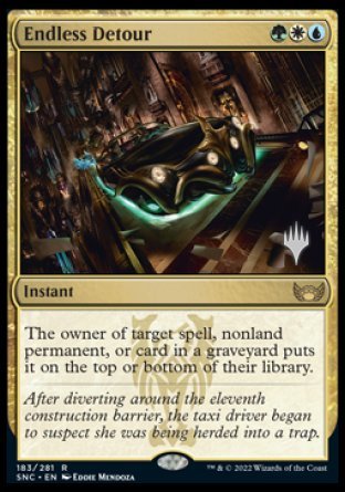 Endless Detour (Promo Pack) [Streets of New Capenna Promos] MTG Single Magic: The Gathering | Red Claw Gaming