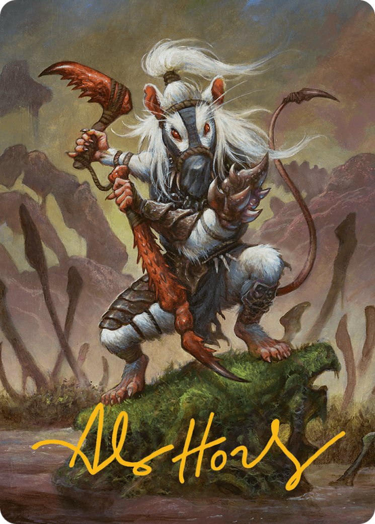 Ink-Eyes, Servant of Oni Art Card (Gold-Stamped Signature) [Bloomburrow Art Series] MTG Single Magic: The Gathering | Red Claw Gaming