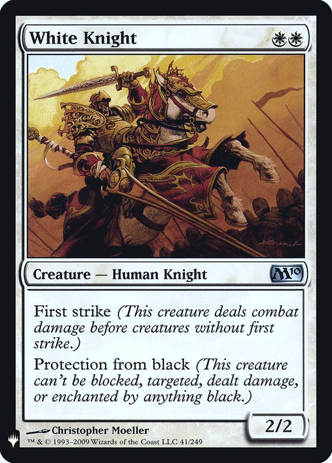 White Knight [Mystery Booster] MTG Single Magic: The Gathering | Red Claw Gaming