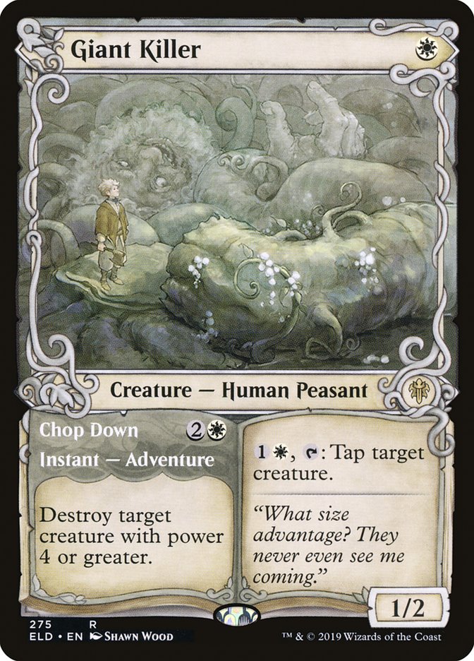 Giant Killer // Chop Down (Showcase) [Throne of Eldraine] MTG Single Magic: The Gathering | Red Claw Gaming