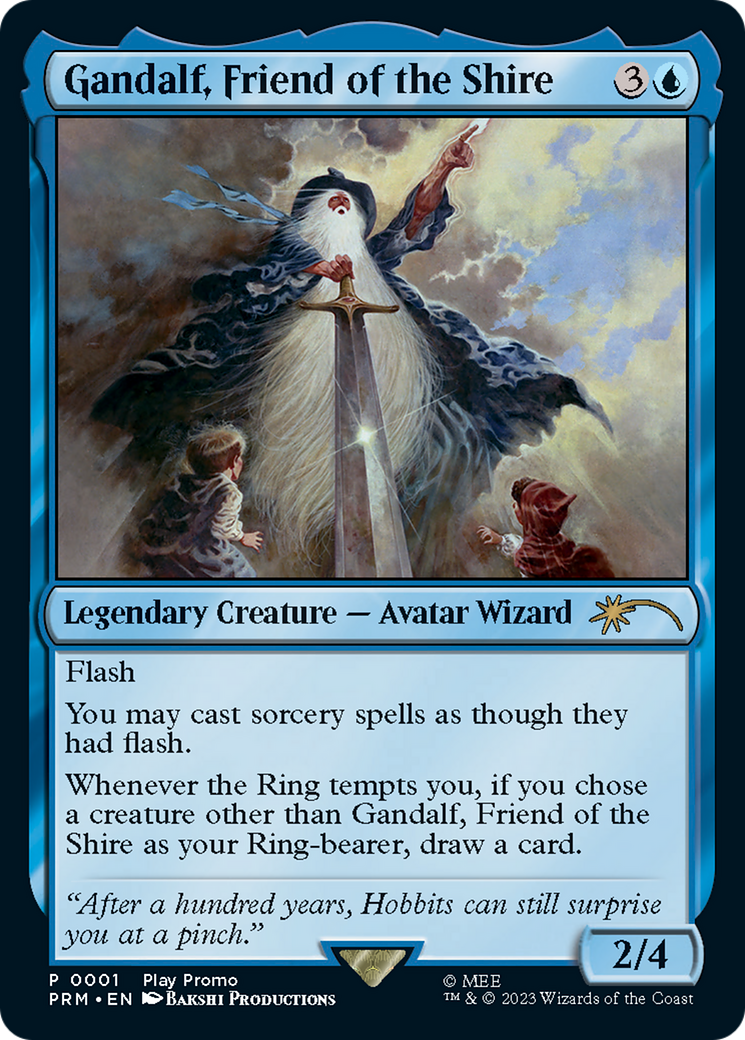 Gandalf, Friend of the Shire [Wizards Play Network 2023] MTG Single Magic: The Gathering | Red Claw Gaming
