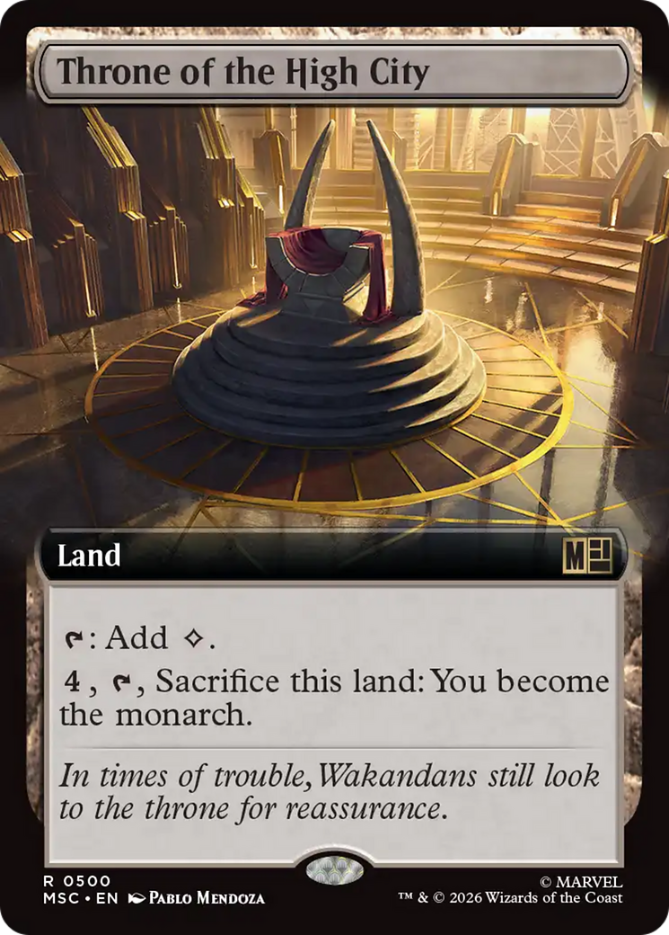 Throne of the High City (Extended Art) [Marvel Super Heroes Commander] | Red Claw Gaming