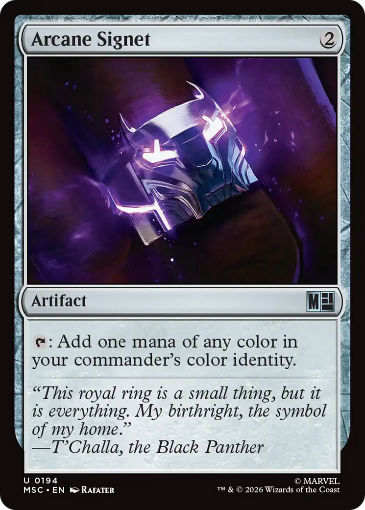 Arcane Signet (0194) [Marvel Super Heroes Commander] | Red Claw Gaming