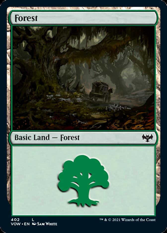 Forest (402) [Innistrad: Crimson Vow] MTG Single Magic: The Gathering | Red Claw Gaming