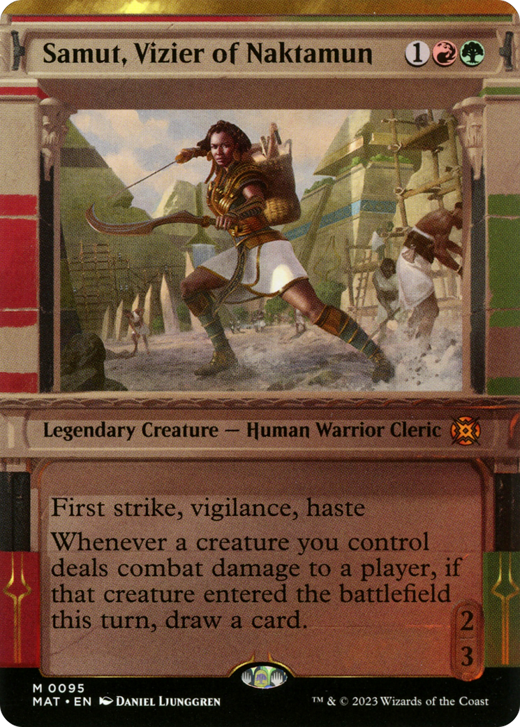 Samut, Vizier of Naktamun (Showcase) [March of the Machine: The Aftermath] MTG Single Magic: The Gathering | Red Claw Gaming