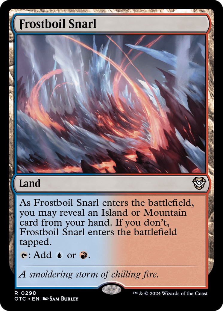 Frostboil Snarl [Outlaws of Thunder Junction Commander] MTG Single Magic: The Gathering | Red Claw Gaming