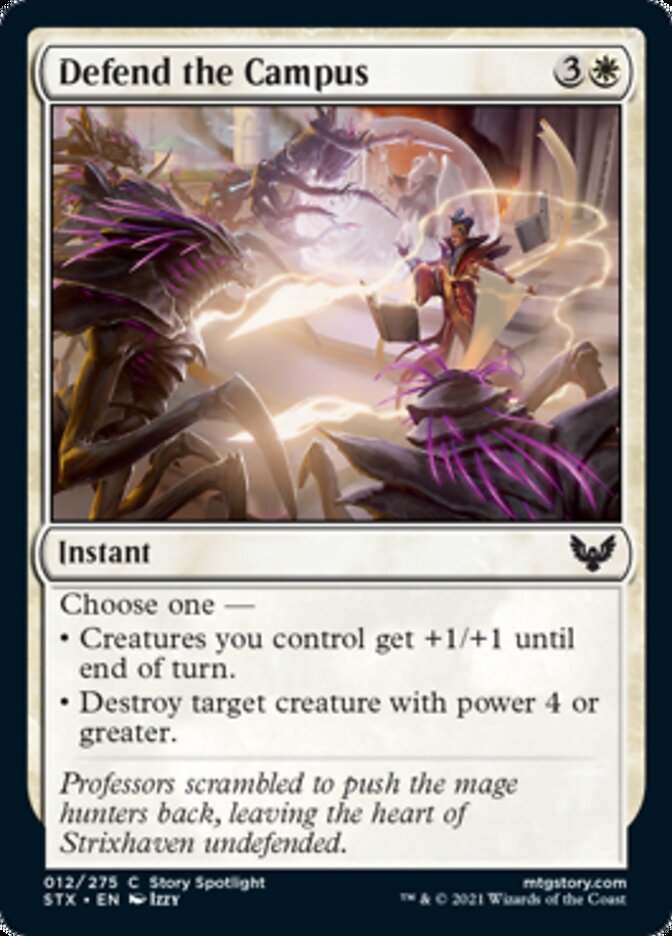 Defend the Campus [Strixhaven: School of Mages] MTG Single Magic: The Gathering | Red Claw Gaming