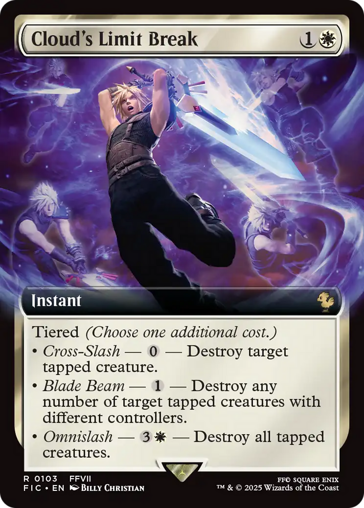 Cloud's Limit Break (Extended Art) [FINAL FANTASY Commander] MTG Single Magic: The Gathering | Red Claw Gaming