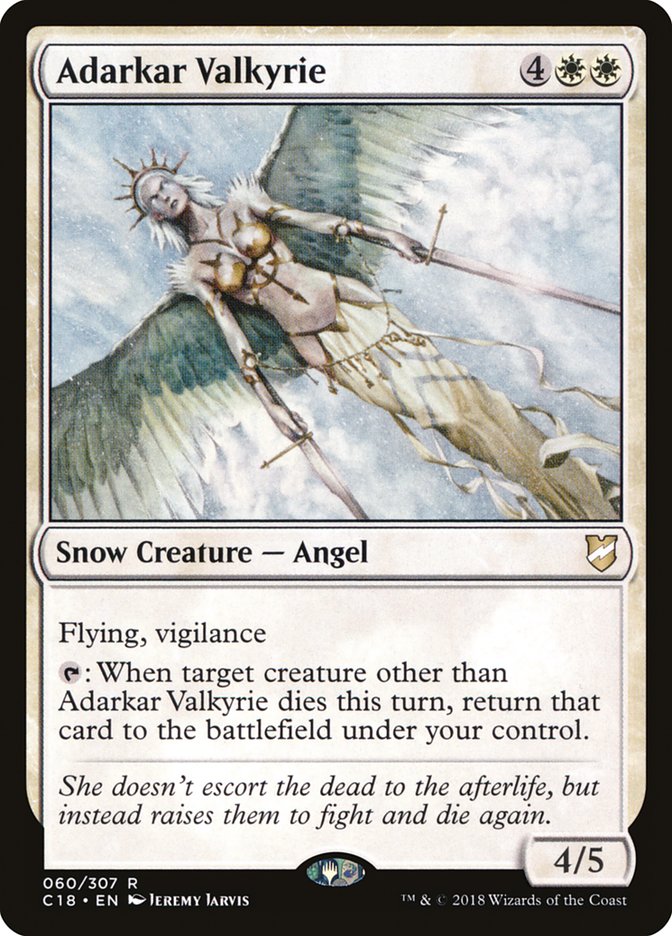 Adarkar Valkyrie [Commander 2018] MTG Single Magic: The Gathering | Red Claw Gaming