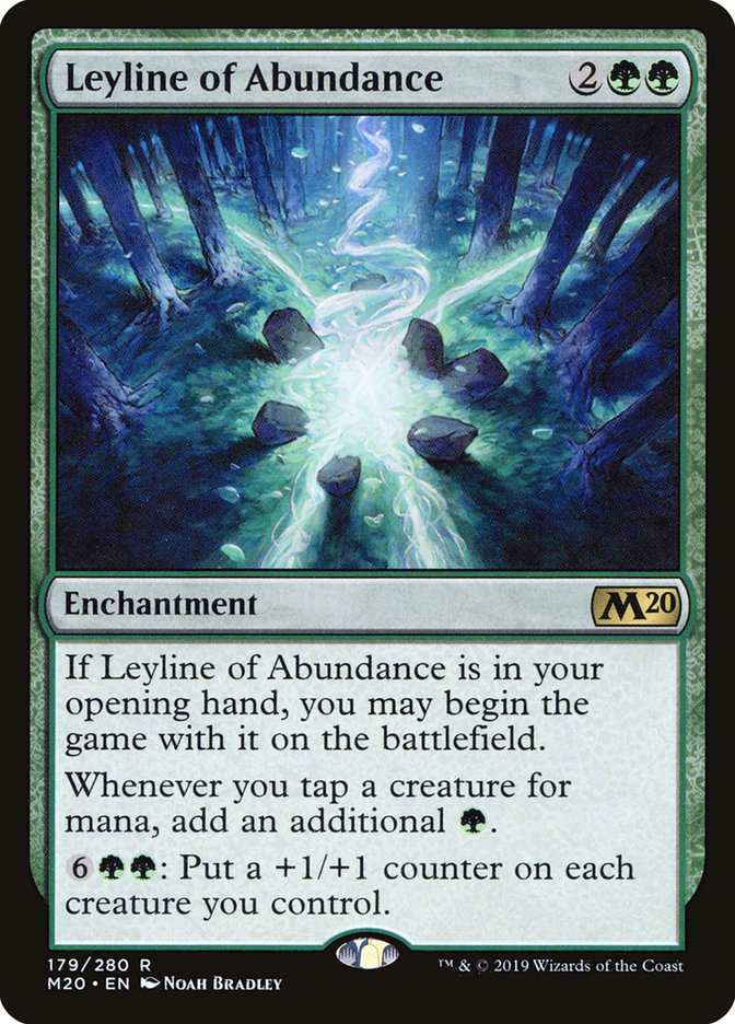 Leyline of Abundance [Core Set 2020] MTG Single Magic: The Gathering | Red Claw Gaming