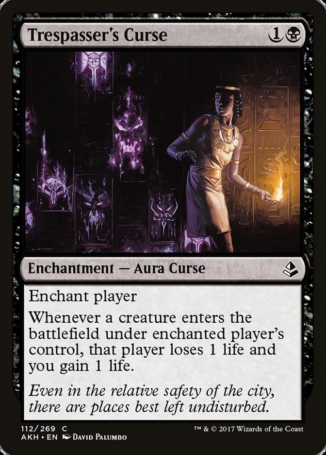 Trespasser's Curse [Amonkhet] MTG Single Magic: The Gathering | Red Claw Gaming