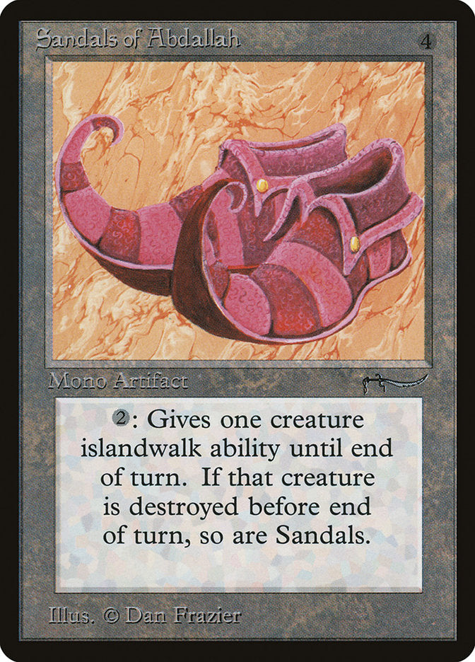 Sandals of Abdallah [Arabian Nights] MTG Single Magic: The Gathering | Red Claw Gaming