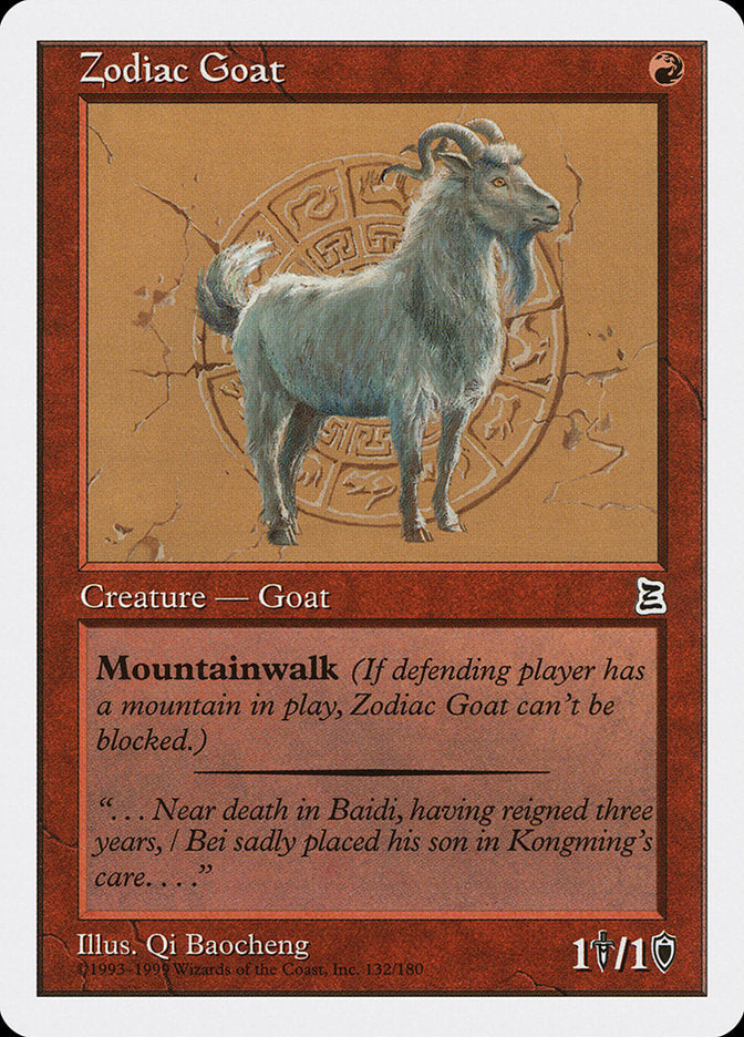 Zodiac Goat [Portal Three Kingdoms] MTG Single Magic: The Gathering | Red Claw Gaming