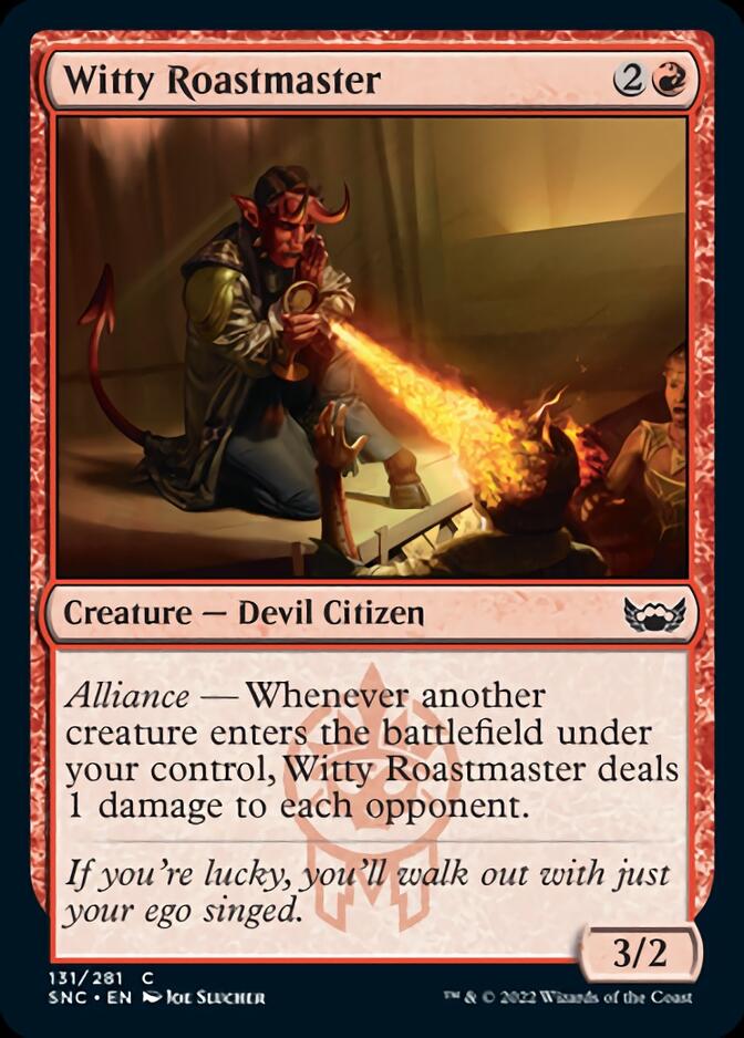 Witty Roastmaster [Streets of New Capenna] MTG Single Magic: The Gathering | Red Claw Gaming