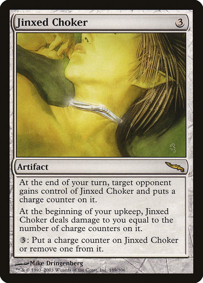 Jinxed Choker [Mirrodin] MTG Single Magic: The Gathering | Red Claw Gaming