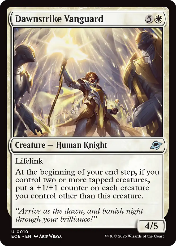 Dawnstrike Vanguard [Edge of Eternities] MTG Single Magic: The Gathering | Red Claw Gaming