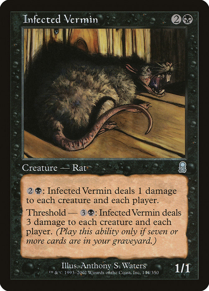 Infected Vermin [Odyssey] MTG Single Magic: The Gathering | Red Claw Gaming