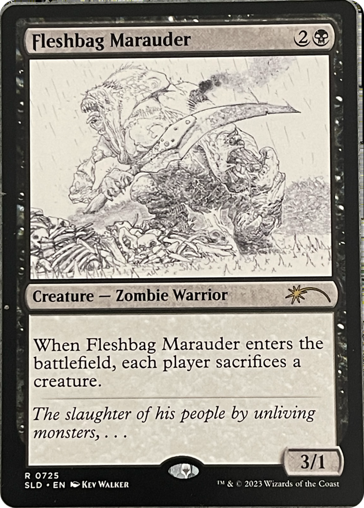 Fleshbag Marauder (Sketch Showcase) [Secret Lair Drop Series] MTG Single Magic: The Gathering | Red Claw Gaming