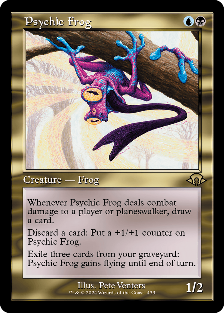 Psychic Frog (Retro) [Modern Horizons 3] MTG Single Magic: The Gathering | Red Claw Gaming