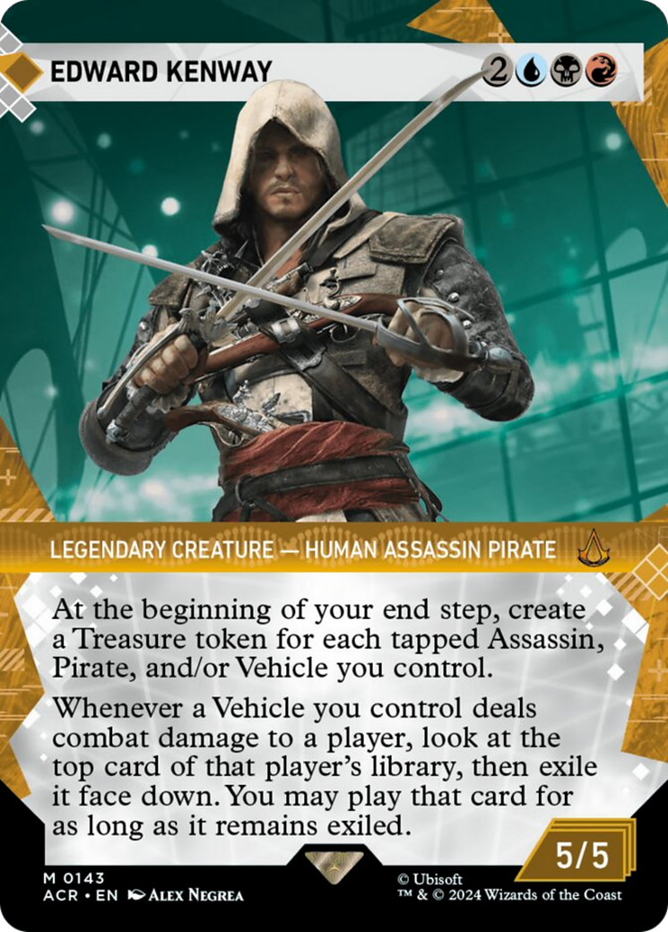 Edward Kenway (Showcase) [Assassin's Creed] MTG Single Magic: The Gathering | Red Claw Gaming