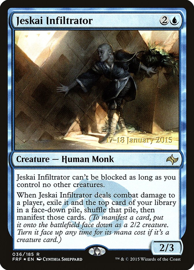 Jeskai Infiltrator [Fate Reforged Prerelease Promos] MTG Single Magic: The Gathering | Red Claw Gaming