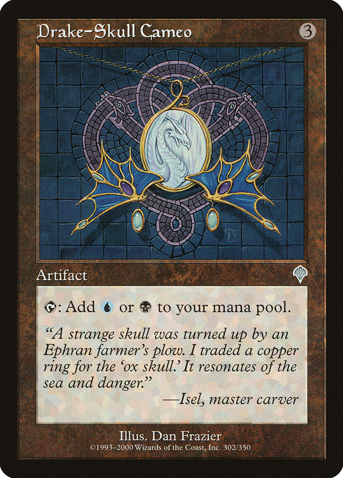 Drake-Skull Cameo [Invasion] MTG Single Magic: The Gathering | Red Claw Gaming