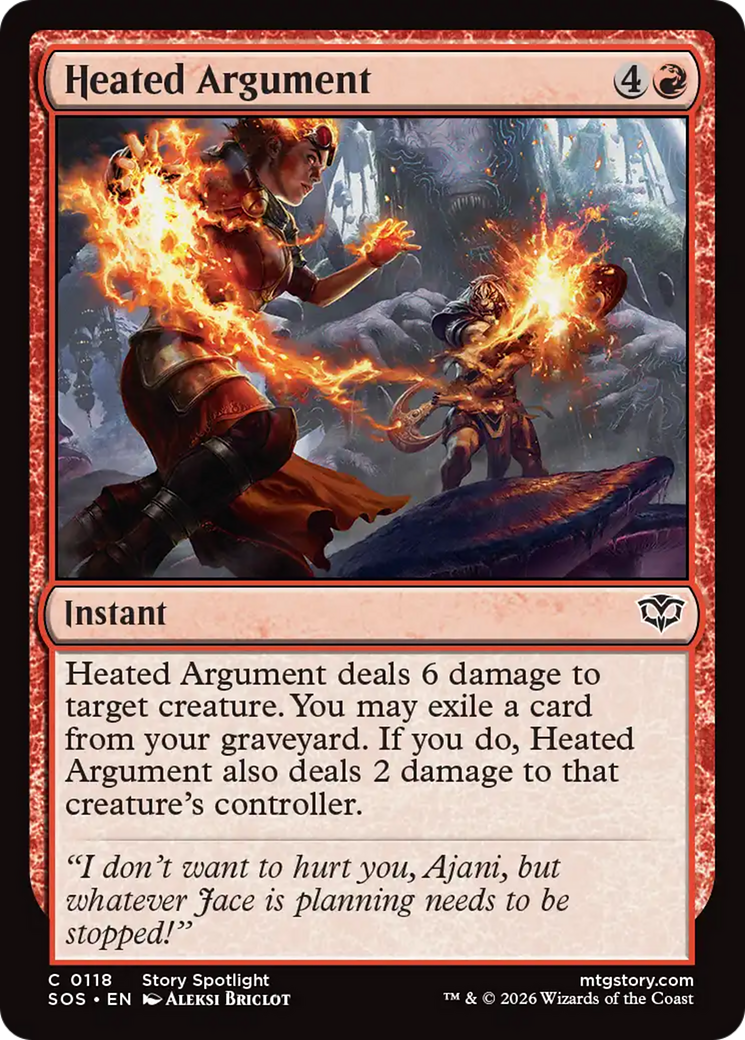 Heated Argument [Secrets of Strixhaven] MTG Single Magic: The Gathering | Red Claw Gaming