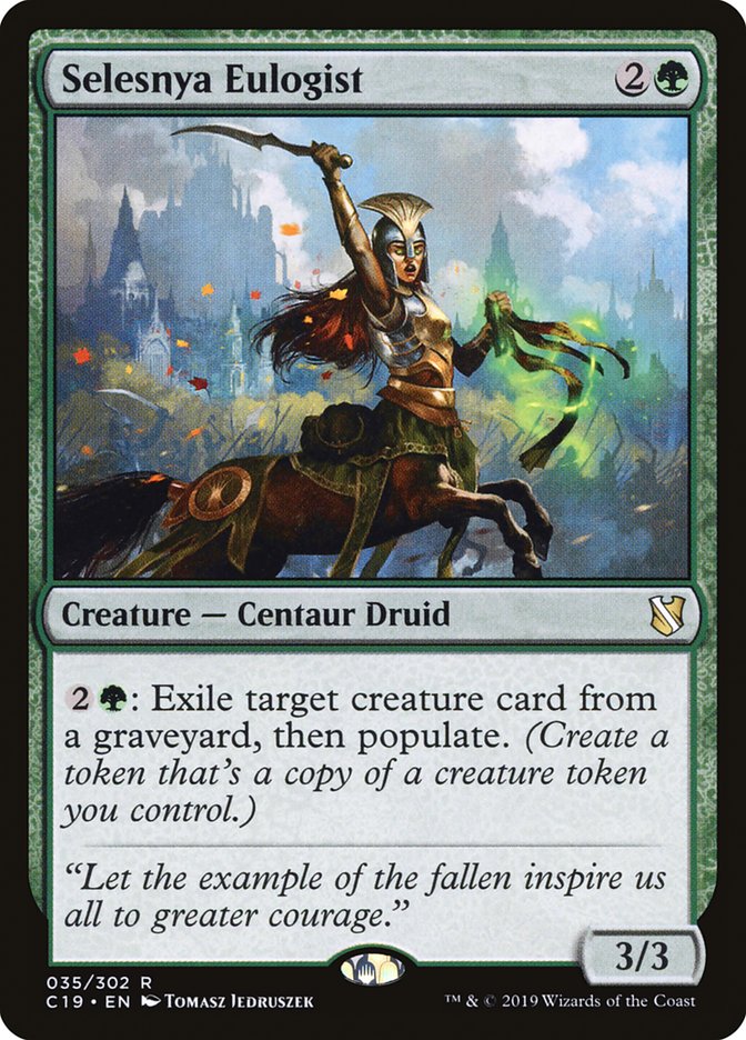 Selesnya Eulogist [Commander 2019] MTG Single Magic: The Gathering | Red Claw Gaming