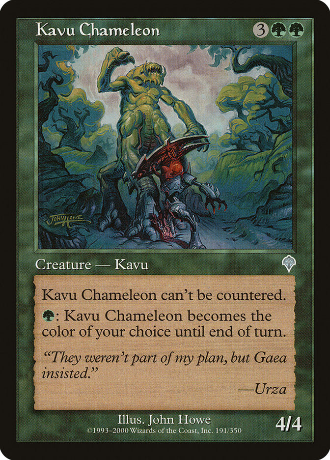 Kavu Chameleon [Invasion] MTG Single Magic: The Gathering | Red Claw Gaming
