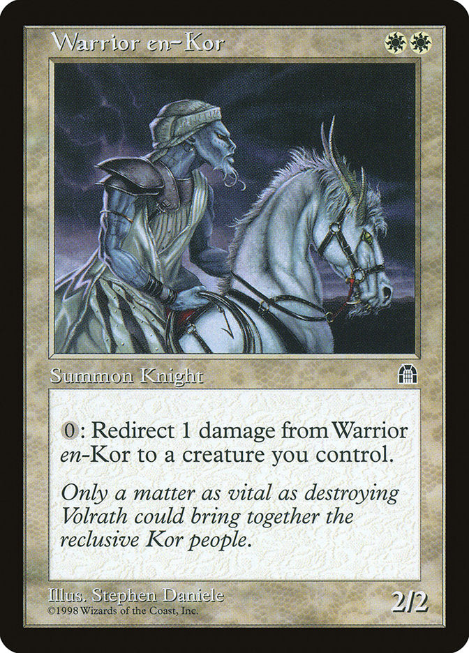 Warrior en-Kor [Stronghold] MTG Single Magic: The Gathering | Red Claw Gaming