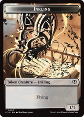 Inkling (0007) // Spirit (0011) Double-Sided Token [Secrets of Strixhaven Tokens] MTG Single Magic: The Gathering | Red Claw Gaming