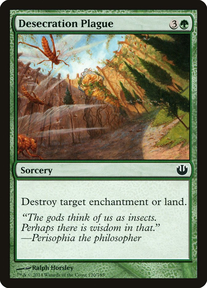 Desecration Plague [Journey into Nyx] MTG Single Magic: The Gathering | Red Claw Gaming