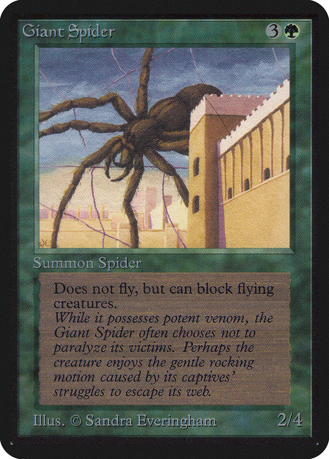 Giant Spider [Alpha Edition] MTG Single Magic: The Gathering | Red Claw Gaming