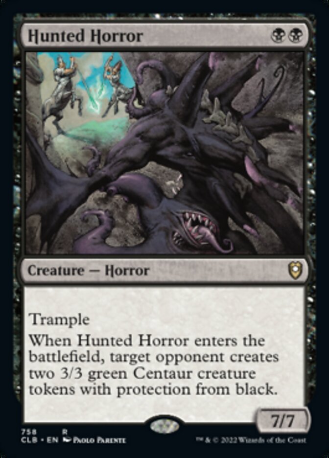 Hunted Horror [Commander Legends: Battle for Baldur's Gate] MTG Single Magic: The Gathering | Red Claw Gaming