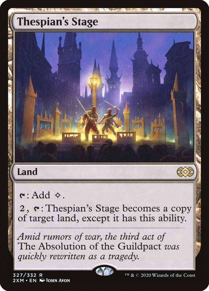 Thespian's Stage [Double Masters] MTG Single Magic: The Gathering | Red Claw Gaming