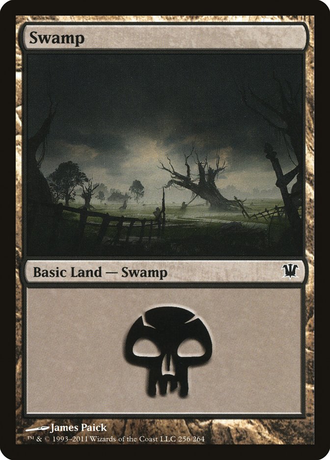 Swamp (256) [Innistrad] MTG Single Magic: The Gathering | Red Claw Gaming