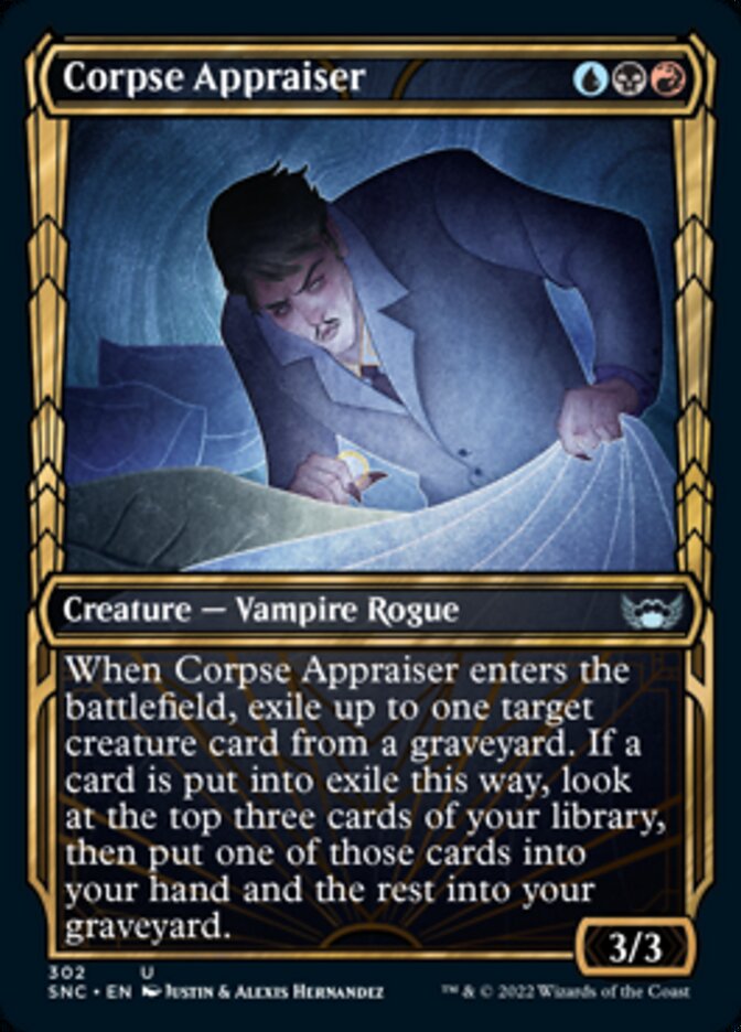 Corpse Appraiser (Showcase Golden Age) [Streets of New Capenna] MTG Single Magic: The Gathering | Red Claw Gaming