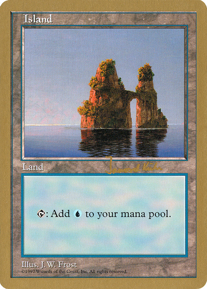 Island (jk436) (Janosch Kuhn) [World Championship Decks 1997] MTG Single Magic: The Gathering | Red Claw Gaming