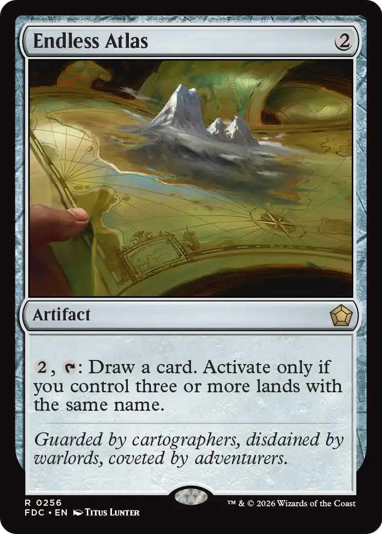 Endless Atlas [Foundations Commander] | Red Claw Gaming