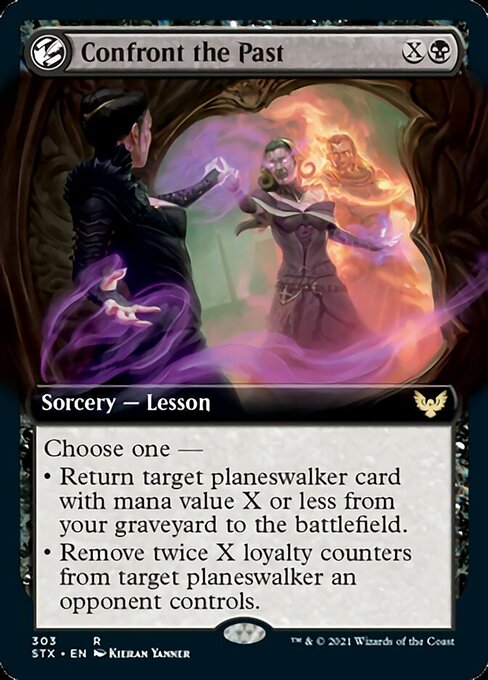 Confront the Past (Extended Art) [Strixhaven: School of Mages] MTG Single Magic: The Gathering | Red Claw Gaming