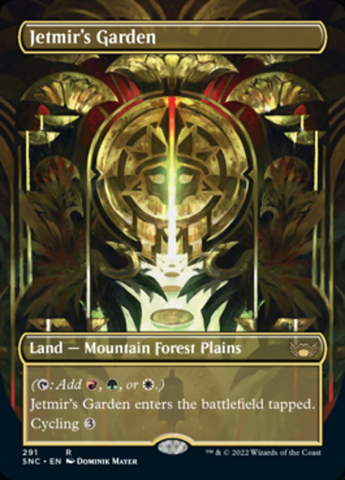Jetmir's Garden (Borderless Alternate Art) [Streets of New Capenna] MTG Single Magic: The Gathering | Red Claw Gaming