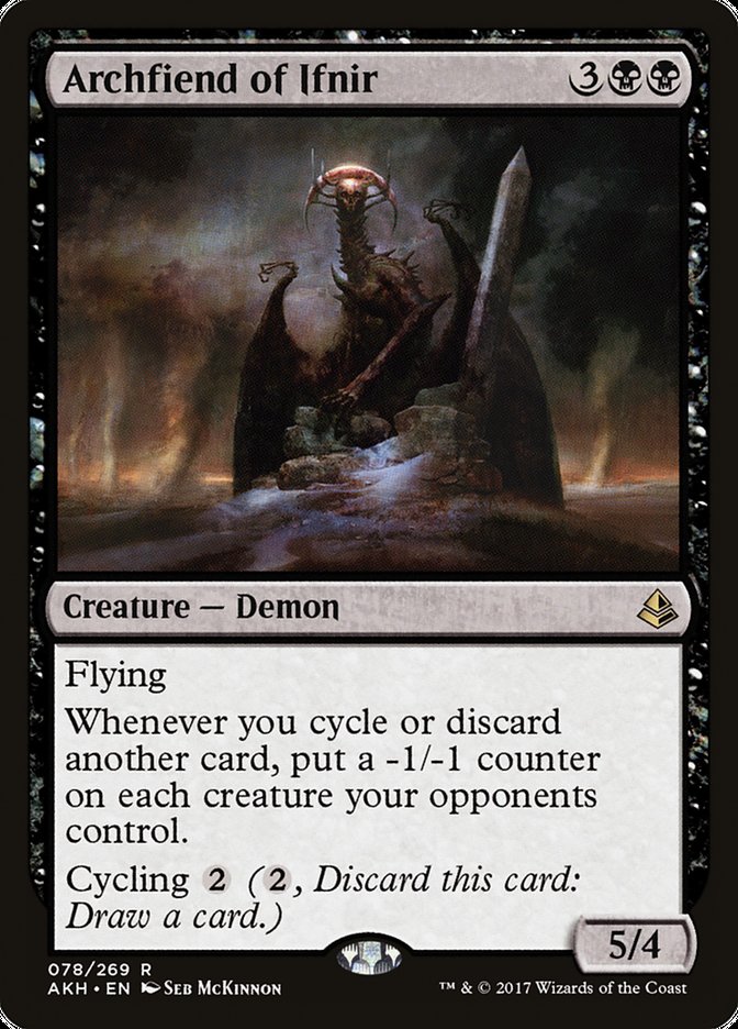 Archfiend of Ifnir [Amonkhet] MTG Single Magic: The Gathering | Red Claw Gaming